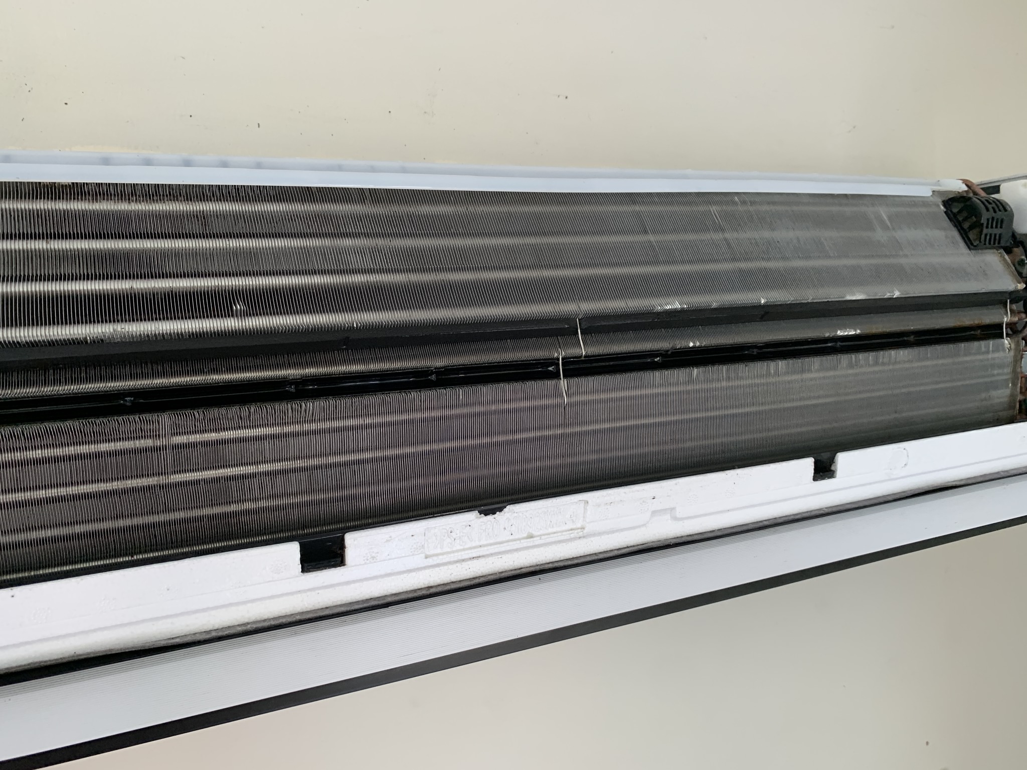 Clean heat pump after service