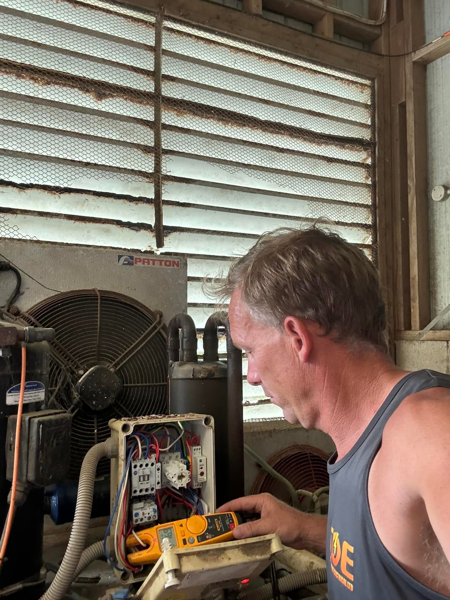 Rural electrical work and chiller electrical maintenance Waikato