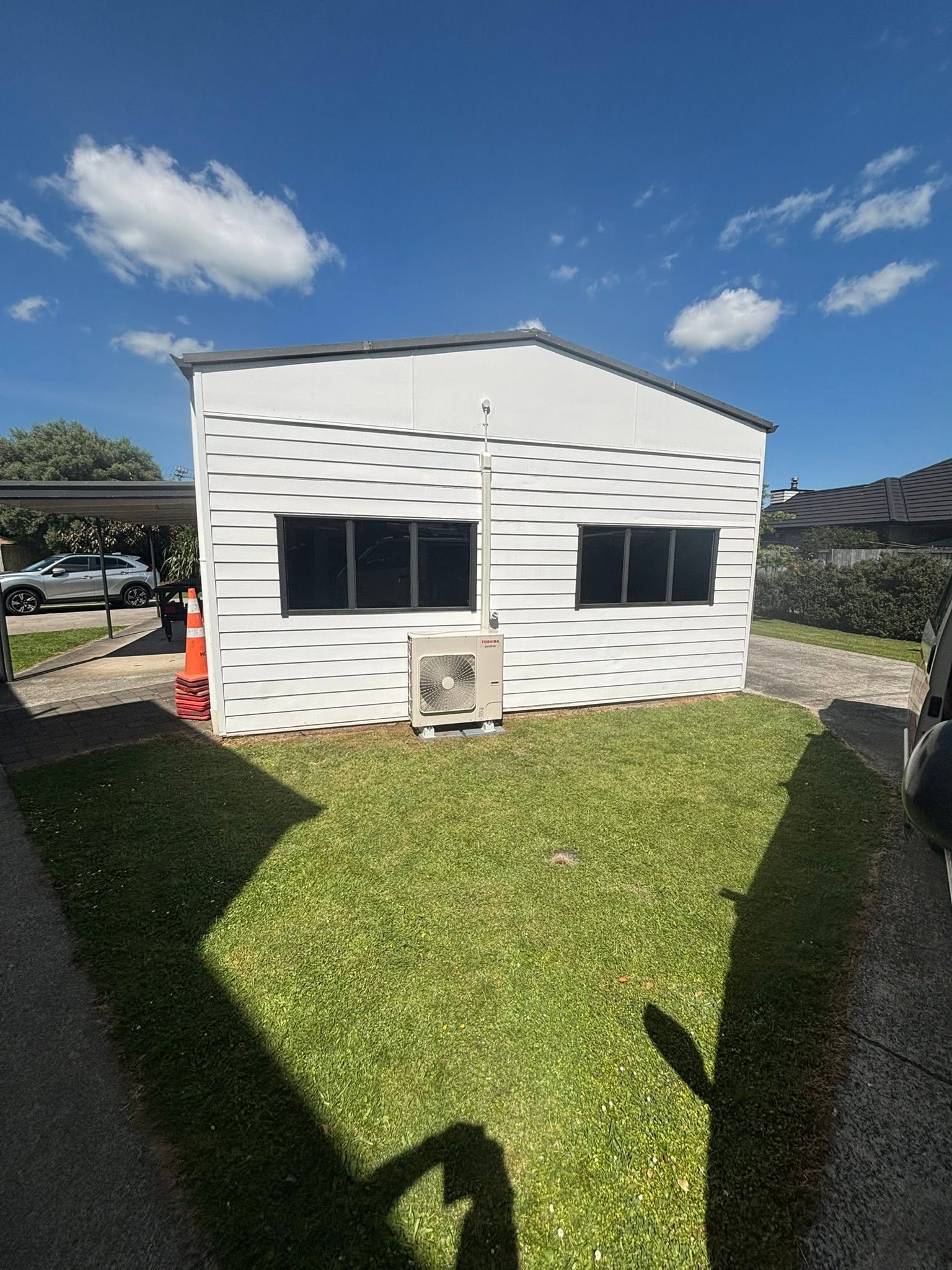 Recent heat pump installation by CO Electrical in the Waipa area
