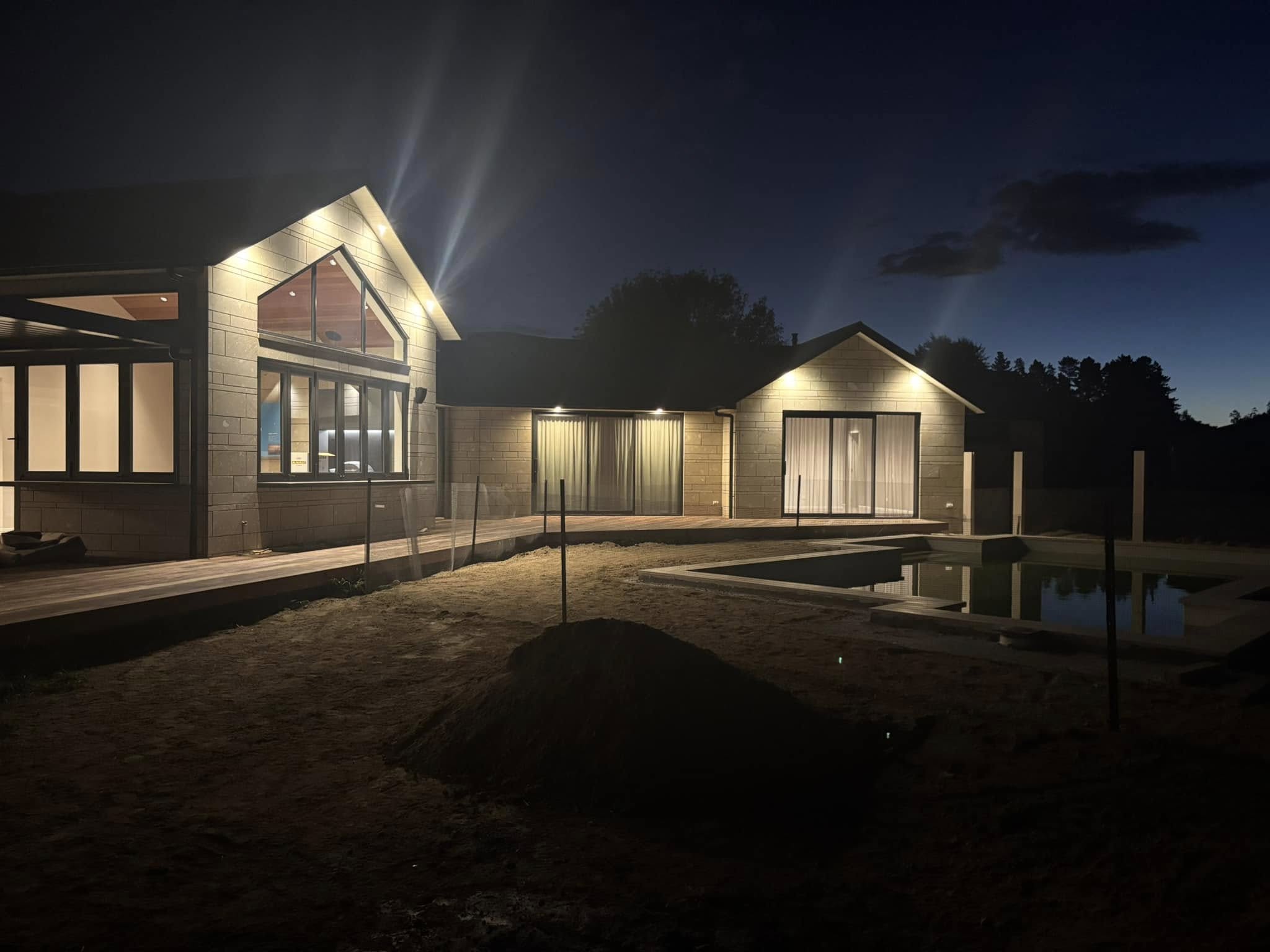 Outdoor lighting and electrical services Te Awamutu