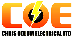 Chris Odlum Electrical Ltd Logo -Orange
