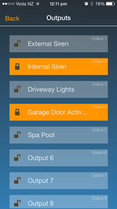 Security Alarm real time smart app