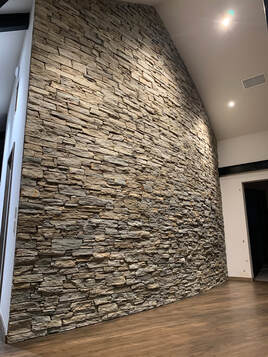 Feature Wall down lighting