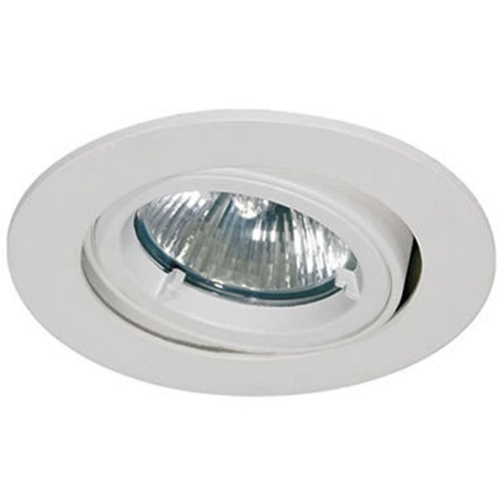 MR16 halogen downlight installed in ceiling